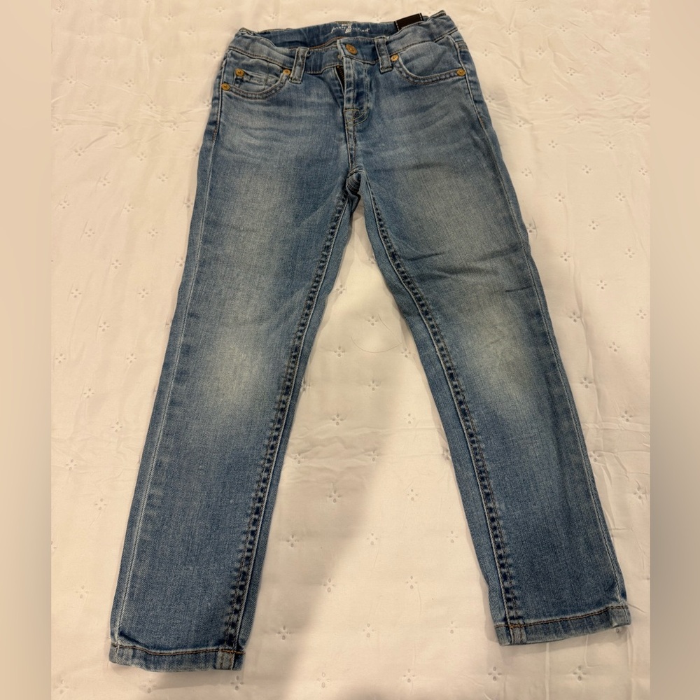 7 For All Mankind Light Blue Girl’s Straight Jeans